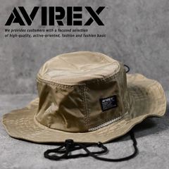 【AVIREX 限定】サファリハット メンズ 大きいサイズ 普通サイズ BIGサイズ アドベンチャーハット 釣り 帽子 ハット NEK AVIREX 限定 かっこいい アウトドア アビレックス 帽子 撥水加工 7987988 (74 ベージュ)
