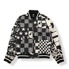 ビンテージ ★NIKE ★ナイロンジャケット ★90s ★ウィンドブレーカー ★used ★古着 ★Vintage ★個性派 ★総柄 ★ロゴ ★ナイキ ★リブライン ★アメカジ ★オールド ★ストリート ★スケーター  ★アウター ★ブルゾン ★ジャージ