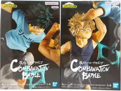 BANPRESTO - ヒロアカ 緑谷 爆豪 Combination Battle フィギュア セット 僕のヒーローアカデミア ヒロアカ Combination Battle