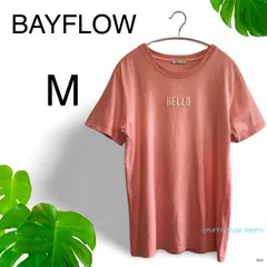 BAYFLOW ベイフロー Tシャツ 半袖 M ピンク　送料無料　古着　メンズ