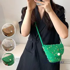 かごバッグ ショルダー 斜めがけ レディース バッグ 夏 かわいい ル 軽い 通学 ビーチ 日常 通勤 おしゃれ 大容量 リゾート  vii2z534393