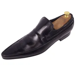 ドルチェ&ガッバーナ DOLCE&GABBANA ローファー モカシン ビジネスシューズ レザー 革靴 メンズ 7.5(26.5cm相当) ブラックのサムネイル