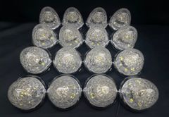 CE-167　ホワイト　16個　超流星マーカー　ヤック　レトロ　デコトラ　アート　LEDマーカーランプ　樹脂レンズ　12V24V共用　トラックショップASC