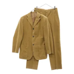 JIL SANDER (ジルサンダー) 3Bテーラードジャケット/スラックス ロングパンツ コーデュロイ セットアップ スーツ ブラウンのサムネイル