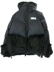 sacai×NIKE サカイ×ナイキ 20AW W NRG PARKA ファーダウンジャケット CT3267-010 ブラック XSのサムネイル