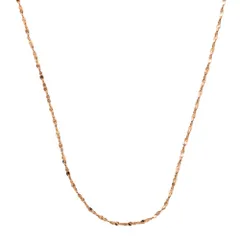 【A：ピンクゴールド × 40cm】[Cream dot. クリームドット公式] ネックレス レディース   ステンレス製 金属アレルギー つけっぱなし サージカルステンレス 1mm幅 極細 ショート スキンジュエリー 5タイプ 大人