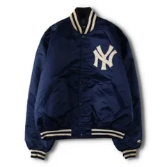 古着 90年代 スターター Starter MLB NEWYORK YANKEES ニューヨークヤンキース ナイロンスタジャン アワードジャケット/evb008502