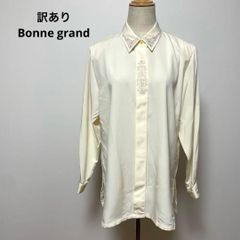 新品タグ/boutique debon/長袖ブラウス/透け感/ゆったり/F/白 - メルカリ
