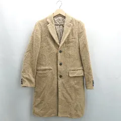 ◇ ⊇ ITEMS URBAN RESEARCH アーバンリサーチ ウール 長袖 チェスターコート サイズM キャメル レディース E  【1504240021560】