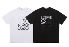 LOEWE レディース メンズ 半袖tシャツ 夏服Ｔシャツ 半袖 春 夏 秋 通気性 並行輸入品 トップス 男女兼用  Y07