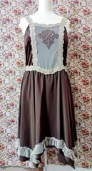 Axes Femme ベルベット茶色JSK 【中古】