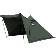 ☆未使用☆TOMOUNT ワンポールテント カーキ色 ポリコットン