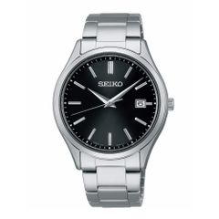 文字盤:ブラック [セイコーウオッチ] 腕時計 セイコー セレクション Sシリーズ ペア ソーラー（メンズ） SBPX147 シルバー
