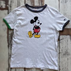 Champion ビームス　Tシャツ ミッキーマウス　リンガーT  古着