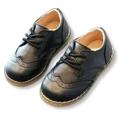 [Lezalic] キッズ ベビー フォーマル シューズ (16.5cm) ローファー レザー風 ブラック 卒園式 入学式 結婚式 七五三 発表会 男の子 女の子 (16.5cm) [ブラック] [16.5 cm]