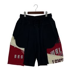 DISCOVERED リメイク スウェットハーフパンツ ブラック