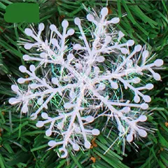 雪の結晶-15cm JunyueLiang クリスマスツリー飾り オーナメント 雪の結晶 スノーフレーク 雪花飾り クリスマス雑貨 ゴールデン 窓 ガラス 店舗 Xmas飾り ツリーオーナメント 雰囲気満点 ホワイト 12点セット 雪の結晶-15cm