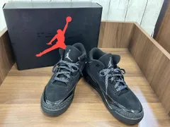 NIKE ナイキ CT8532-104 AIR JORDAN 3 RETRO ブラック ハイカットスニーカー ベトナム製 レオパード柄シューレース ブラック サイズ25cm