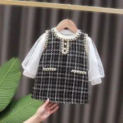 ☆ ブラック ☆ Mサイズ(80cm) ☆ ワンピース 子供服 入園式  ワンピース キッズ フォーマル キッズワンピース ベビーワンピース セットアップ 子供服 赤ちゃん おしゃれ 可愛い 女の子 通園 通学 お出掛け お宮参り 七五三 フォーマルワンピース