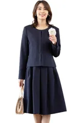 【最短発送】40代 30代 大きいサイズ セットアップ ワンピーススーツ フォーマル 50代 七五三 結婚式 母親 服装 お宮参り 入園式 黒 卒園式 母 スーツ スーツ 卒業式 ネイビー【t5075】 ママスーツ 入学式 セレモニースーツ レディース [アッ