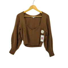 ユニクロ UNIQLO 3Dボリュームスリーブセーター レディース JPN：XL 