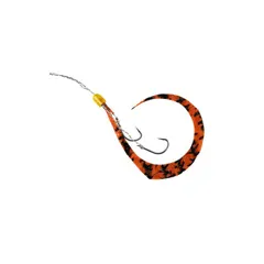 ジャッカル ビンビンフック無双ネクタイフックセット F-0348 シマシマブラウンラメ | 釣具 釣り フィッシング