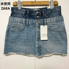 未使用 タグ付き ZARA ザラ デニム ミニスカート S