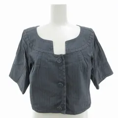 マークバイマークジェイコブス MARC by MARC JACOBS ブルゾン ジャケット ショート丈 五分袖 4 M グレー /TZ 0812 ■MAのサムネイル