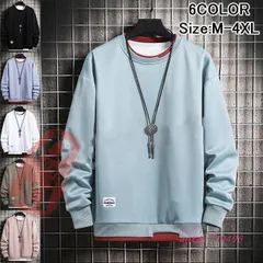 トレーナー メンズ 切り替え スウェット 秋 オシャレ プルオーバー 防寒 長袖 ルームウェア 通学 おしゃれ 薄手 シンプル 大きいサイズ トップス クルーネック ant4y779496