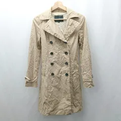 ◇ ⊂ UNTITLED アンタイトル シンプル 長袖 スプリングコート サイズ1 ベージュ レディース E  【1504240012414】