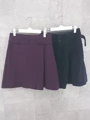 ◇ MARC BY MARC JACOBS マーク バイ マーク ジェイコブス まとめ2点セット 2＆Sサイズ ミニ フレア タイト スカート *  【1002799338981】