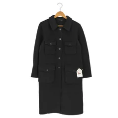 アニエスベー agnes b. PARIS フランス製 4ポケット ウール ステンカラーコート レディース FR：36 のサムネイル