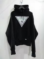 GUESS ゲス TRIANGLE LOGO HOODIE MH1K7451K トライアングル プリント フーディー パーカー フード プルオーバー ヘビーウェイト 大名店