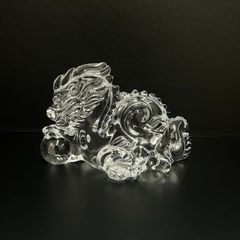 【美品】Baccarat　バカラ　干支　干支シリーズ　 辰　龍　竜　ドラゴン　置物　ガラス　フィギュリン　クリスタル　②