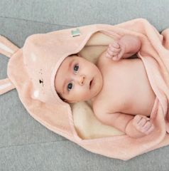 うさぎ フード付きタオル アニマル ピンク trixie baby トリクシーベビー Hooded Towel Mrs. Rabbit