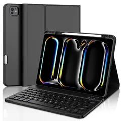 新品 【2024年新型】iPad Pro用 11インチ M4 キーボード ケース Bluetooth キーボードカバー 脱着式 iPad Pro 11 キーボード付きケース 耐衝撃 iPad Pro 11インチ 2024専用 カバー オートスリープ機能付き P