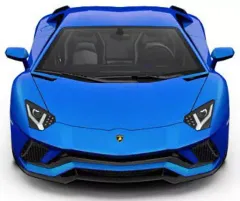 【中古】ミニカー 1/18 ランボルギーニ アヴェンタドール S BLU NILA(ブルー) [LAMBO027G]