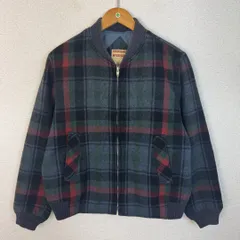 美品　ヴィンテージ McGREGOR マックレガー ウールジャケット 総柄 チェック グリーン Mサイズ メンズ 古着 アメカジ