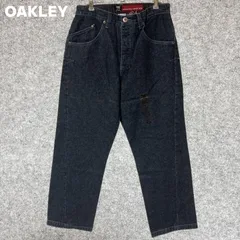 OAKLEY 90s赤タグINDUSTRIAL DENIM/ストレートパンツ Mサイズ
