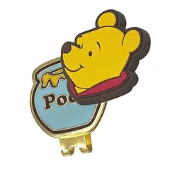 (公式)ワールドゴルフ ゴルフ キャップ 取付 ディズニー くまのプーさん ハニーフェイス ゴルフマーカー 【IR】