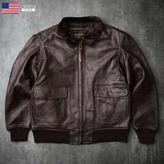 27622復刻：2.0MMフルグレイン・アメリカン牛革 A-2フライトジャケット