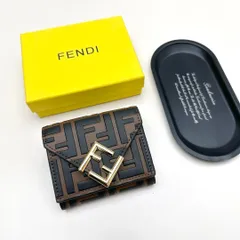 【今日特価】Fendi 8352 ミニウォレット, ブラック/ダークブラウン/エレファントグレー/ブラウン, 高級レザー使用, コンパクトで実用的なデザイン！[本日特価|新品未使用品]