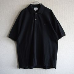 【美品】 LACOSTE【ブラック ピケ ポロシャツ】5 ラコステ ワニ 25070252