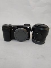 SONY α NEX-7 ミラーレス一眼カメラ レンズセット 黒 約2430万画素 動作未確認 レンズ f5.6 18- 55 oss　バッテリー、レンズフード、キャップ付 ソニー　ミラーレス　デジタルカメラ　デジカメ　デジタル一眼カメラ