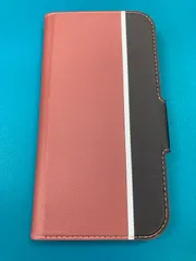 iPhone 14 Pro 手帳型ケース 6.1インチ 2022年モデル対応 ピンク×ブラック