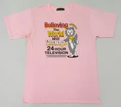 【中古】衣類 チャリTシャツ ピンク LLサイズ 「24時間テレビ44 (2021年)」