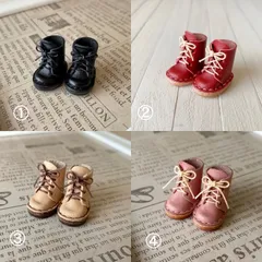 オビツ11 ねんどろいど　ミディブライス イーマリー　本革ドール靴　Mタイプ