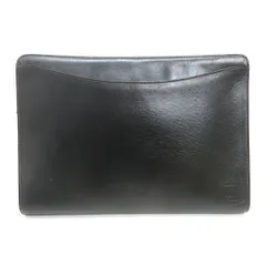 H■ダンヒル/dunhill レザーバッグ セカンドバッグ 焦げ茶 BAG MENS■11【中古】