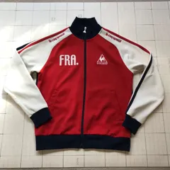 ト2502-⑦-3721 ルコックスポルティフ　le coq sportif トラックジャケット　ジャージ上　トリコロール　Ｌ