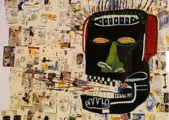 ジャン＝ミシェル・バスキア「Glenn」 A3(297㎜×420㎜）アートポスター 日本製 絵画 インテリア 壁紙
